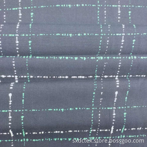 Sustainable Viscose LenZing Rayon Plain Printed Fabric